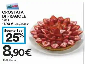 Coop CROSTATA DI FRAGOLE 450 g offerta