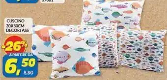 Risparmio Casa CUSCINO 30X50CM DECORI ASS offerta