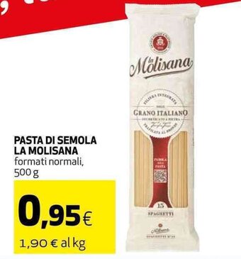 Coop PASTA DI SEMOLA LA MOLISANA formati normali, 500 g offerta