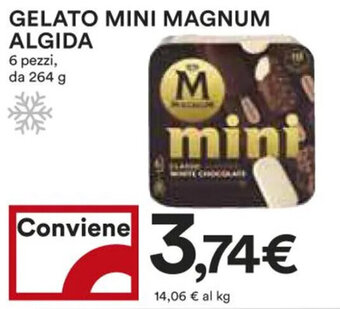 Coop GELATO MINI MAGNUM ALGIDA 6 pezzi, da 264 g offerta