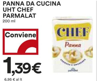 Coop PANNA DA CUCINA UHT CHEF PARMALAT 200 ml offerta