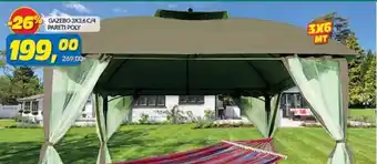 Risparmio Casa GAZEBO 3X3,6 C/4 PARETI POLY offerta