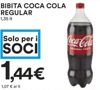 Coop BIBITA COCA COLA REGULAR 1,35 Lt offerta