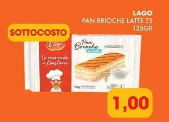 LAGO PAN BRIOCHE LATTE T5 135GR