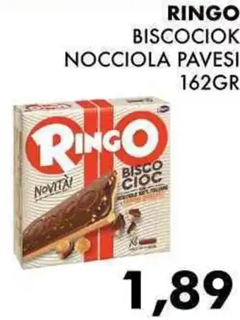 RINGO RINGO BISCOCIOK NOCCIOLA PAVESI 162GR