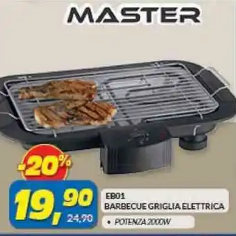 Risparmio Casa MASTER EB01 BARBECUE GRIGLIA ELETTRICA offerta