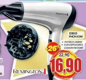 Risparmio Casa REMINGTON D3015 PHON IONI offerta