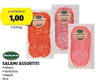 ALDI Freschi per te salami offerta