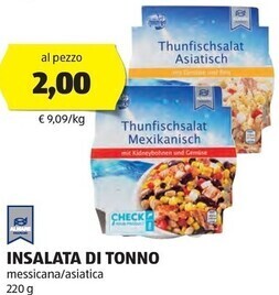 ALDI Almare seafood insalata di tonno offerta