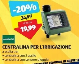 ALDI Gardenline centralina per l'irrigazione offerta