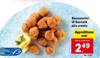 Bocconcini di baccalà alla creola 200 g confezione
