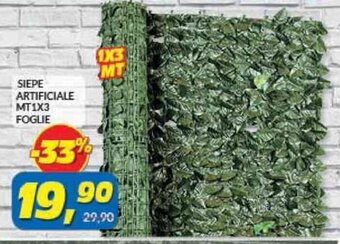 Risparmio Casa SIEPE ARTIFICIALE MT1X3 FOGLIE offerta