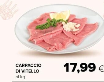 Tigre Carpaccio di vitello offerta