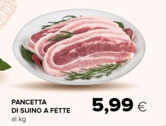Tigre Pancetta di suino a fette offerta