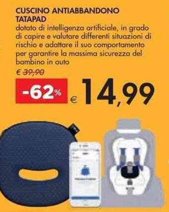 Bennet CUSCINO ANTIABBANDONO TATAPAD offerta