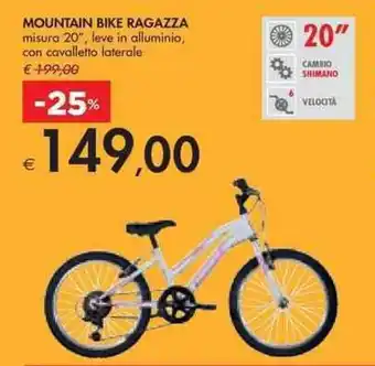 Bennet MOUNTAIN BIKE RAGAZZA misura 20" offerta