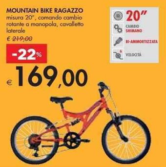 Bennet MOUNTAIN BIKE RAGAZZO misura 20" offerta