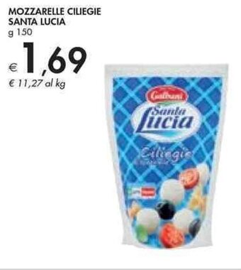 Bennet MOZZARELLE CILIEGIE SANTA LUCIA g 150 offerta