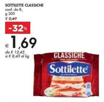 Bennet SOTTILETTE CLASSICHE conf. da 8, g 200 offerta