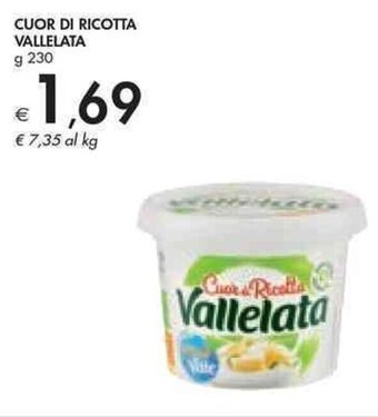 Bennet CUOR DI RICOTTA VALLELATA g 230 offerta