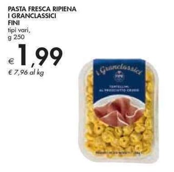 Bennet PASTA FRESCA RIPIENA I GRANCLASSICI FINI tipi vari, g 250 offerta