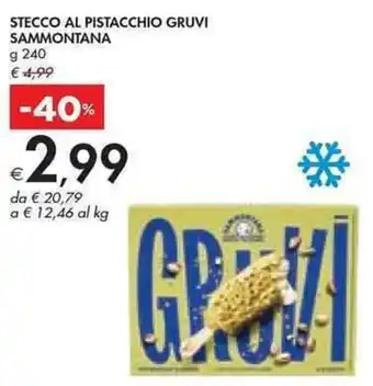 Bennet STECCO AL PISTACCHIO GRUVI SAMMONTANA g 240 offerta