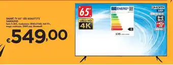 Bennet SMART TV 65" LED 65AU7172 SAMSUNG offerta