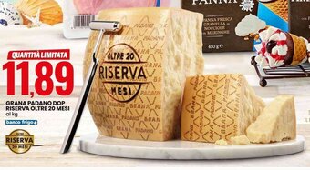 Eurospin GRANA PADANO DOP RISERVA OLTRE 20 MESI offerta