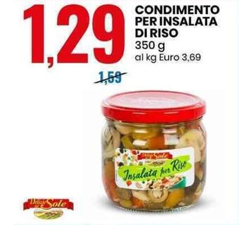 Eurospin CONDIMENTO PER INSALATA DI RISO 350 g offerta