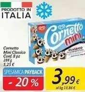 Carrefour Market Algida cornetto mini classico conf. 8 pz offerta