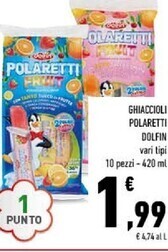 Conad Dolfin ghiaccioli polaretti offerta