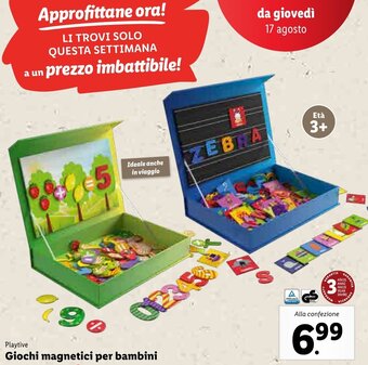Lidl Playtive Giochi magnetici per bambini offerta