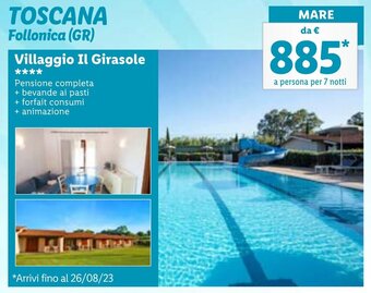 Lidl TOSCANA Follonica (GR) Villaggio Il Girasole offerta