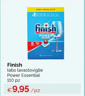 Acqua & Sapone Finish tabs lavastoviglie Power Essential 110 pz offerta