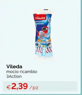 Acqua & Sapone Vileda mocio ricambio 3Action offerta