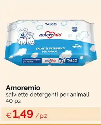 Acqua & Sapone Amoremio salviette detergenti per animali 40 pz offerta