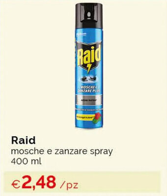 Acqua & Sapone Raid mosche e zanzare spray 400 ml offerta