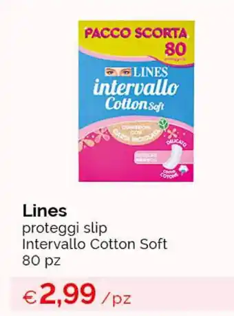Acqua & Sapone Lines proteggi slip Intervallo Cotton Soft 80 pz offerta