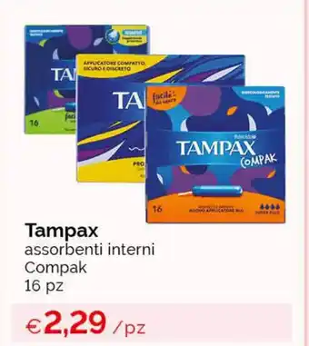 Acqua & Sapone Tampax assorbenti interni TAMPAX 16 pz offerta