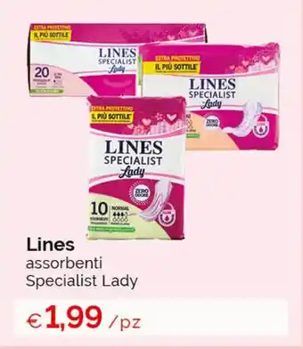 Acqua & Sapone Lines assorbenti Specialist Lady offerta