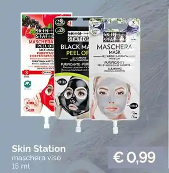 Acqua & Sapone MASCHERA SKIN STATION viso 15 ml offerta