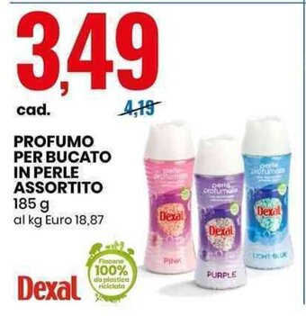 Eurospin PROFUMO PER BUCATO IN PERLE ASSORTITO 185 g offerta