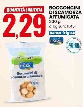 Eurospin BOCCONCINI DI SCAMORZA AFFUMICATA 200 g offerta