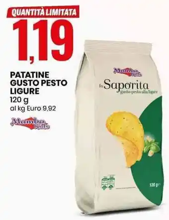 PATATINE GUSTO PESTO LIGURE 120 g