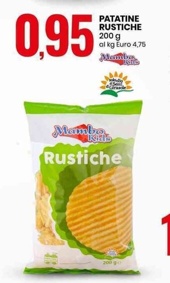 Eurospin PATATINE RUSTICHE 200 g offerta