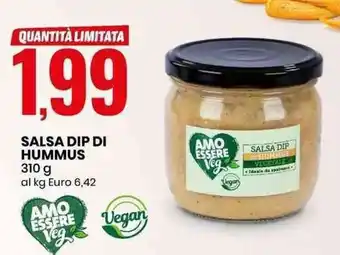 Eurospin SALSA DIP HUMMUS 310 g offerta