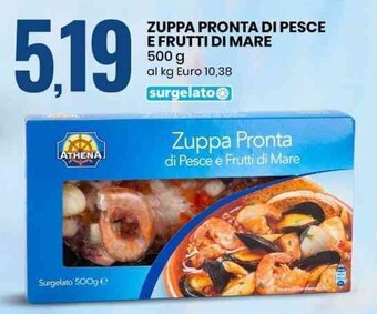 Eurospin ZUPPA PRONTA DI PESCE E FRUTTI DI MARE 500 g offerta