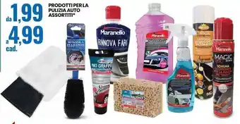 Eurospin PRODOTTI PER LA PULIZIA AUTO ASSORTITI* offerta
