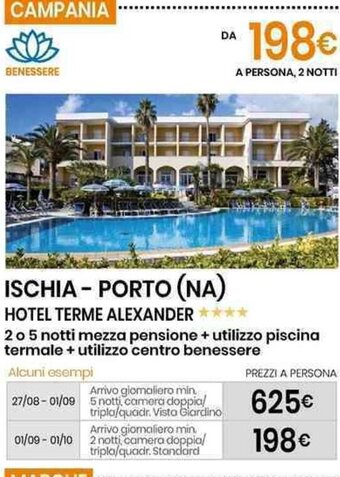 Eurospin ISCHIA-PORTO (NA) HOTEL TERME ALEXANDER offerta