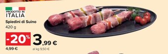 Carrefour Spiedini di Suino 420 g offerta